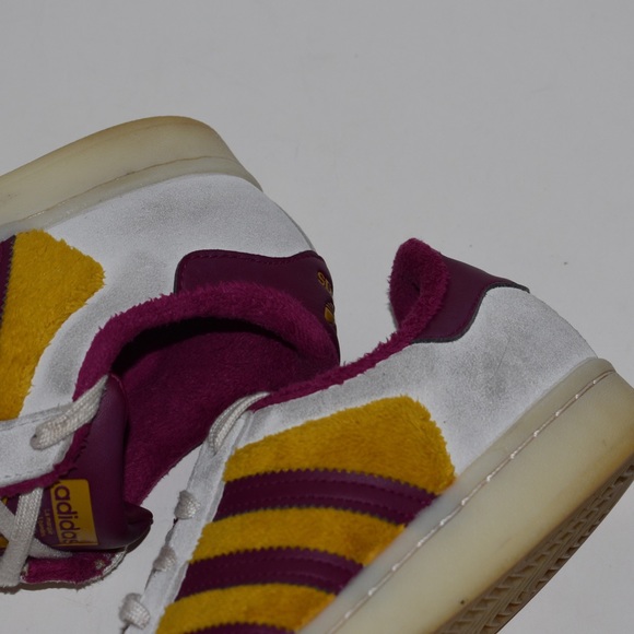 Adidas Superstar White Power Berry Gold Sneakers - Picture 5 of 9